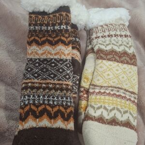 Cozy Knit Patterned Socks